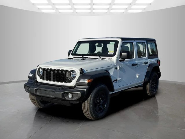 New 2026 Bright White Clear-Coat Exterior Paint Jeep Sport image 3