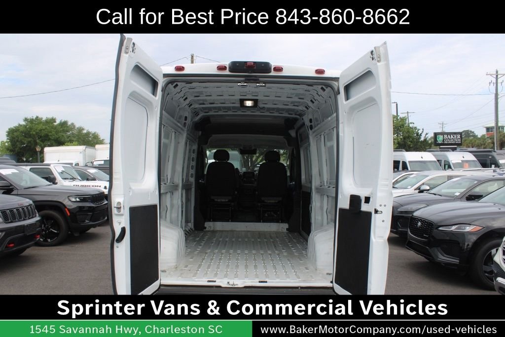 Used 2025 Bright White Clearcoat Ram High Roof image 35