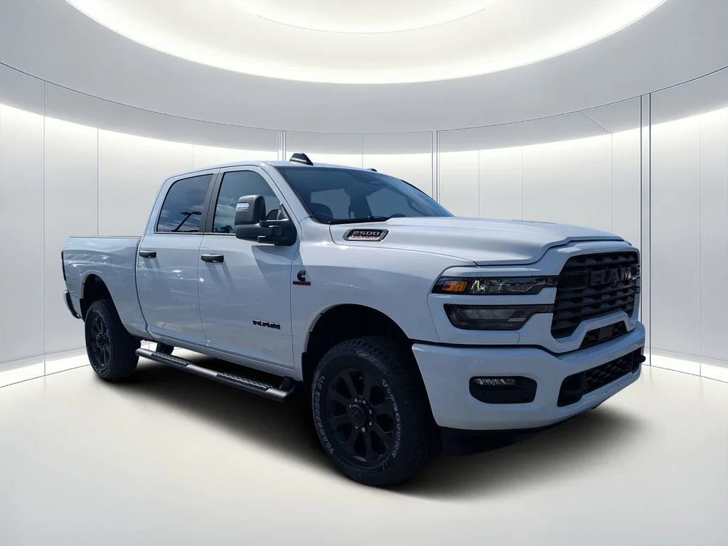 New 2026 Bright White Clearcoat RAM Big Horn image 2