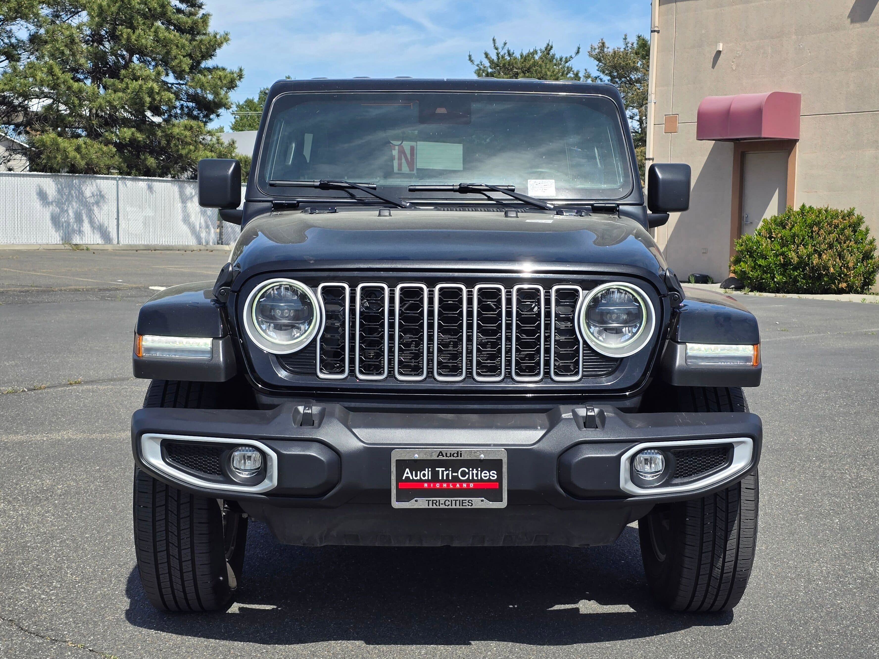Used 2024 Black Clearcoat Jeep Sahara image 6