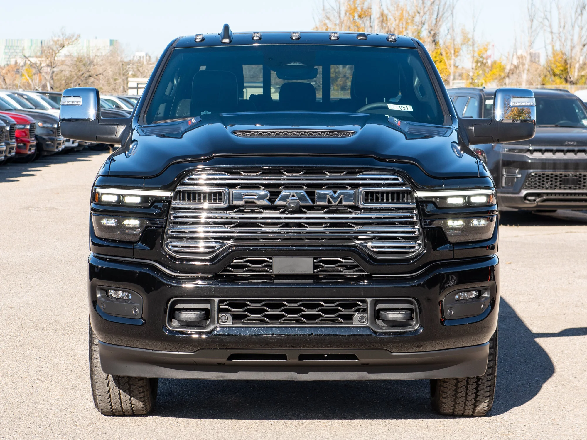 New 2027 Black RAM Laramie* Mega Cab 4x4, Sport Appearance Pkg, Sunroof, Heated/Ventilated Leather image 9