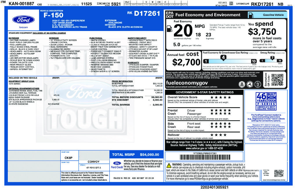 Used 2024 Gray Ford STX image 9