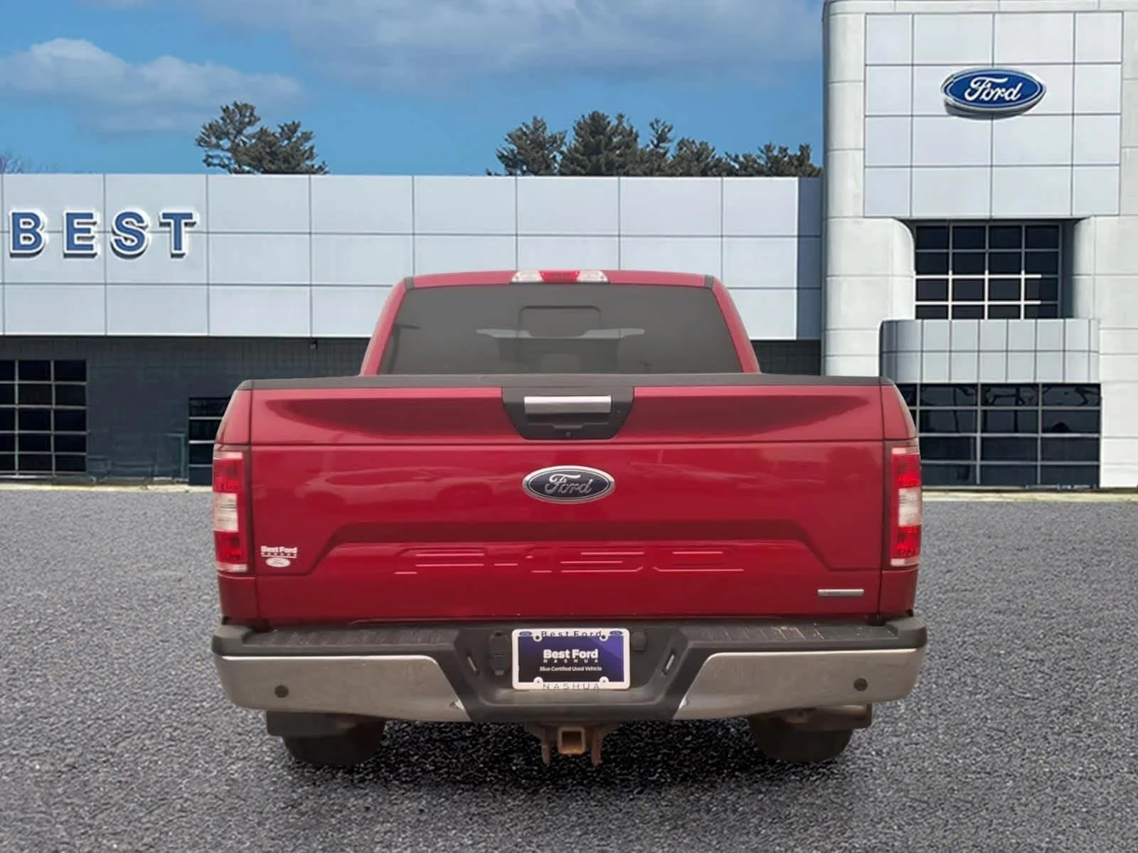 Used 2020 Rapid Red Metallic Tinted Clearcoat/Magnetic Ford XLT image 5