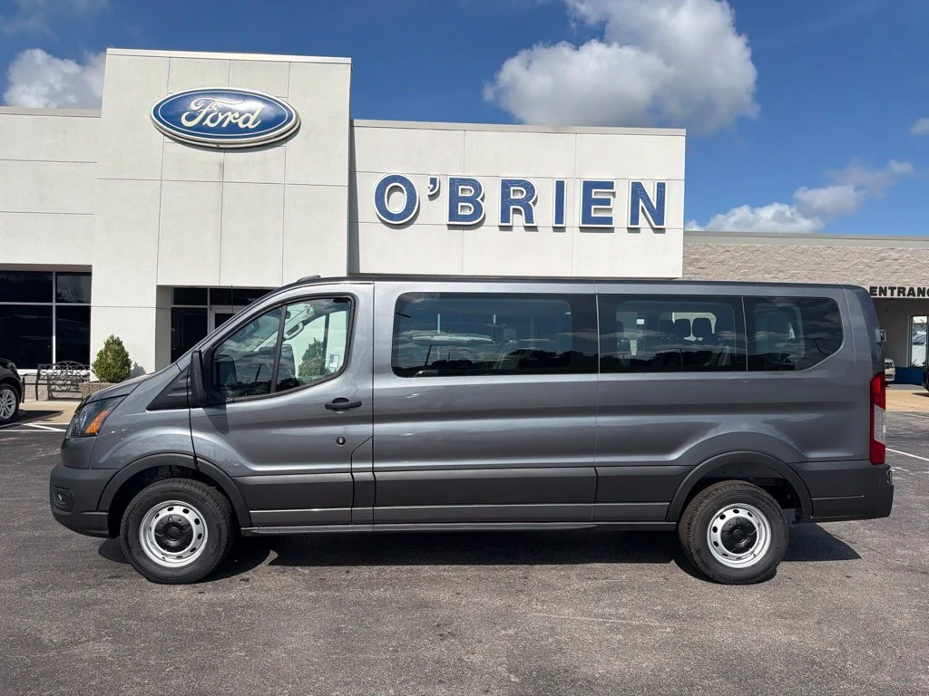 New 2026 Carbonized Gray Metallic Ford Passenger Van XL image 2