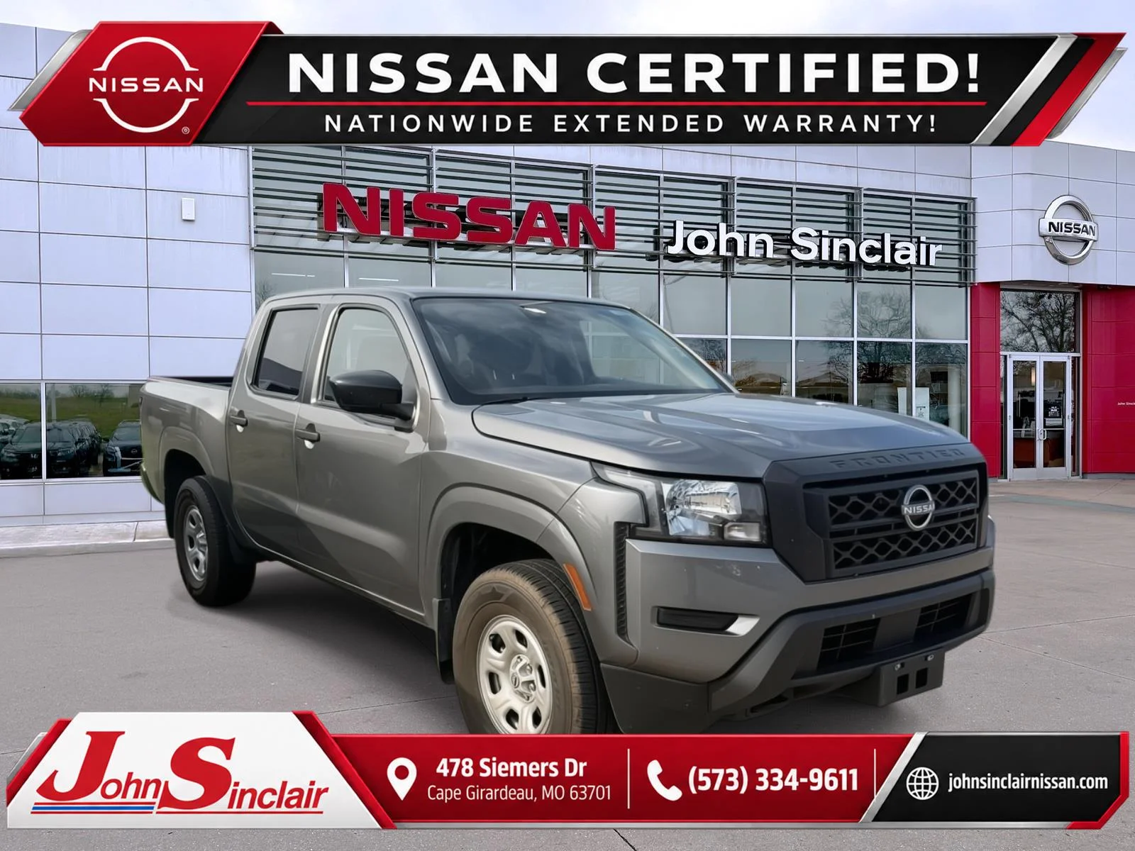 Certified Used 2023 Gun Metallic Nissan S image 1