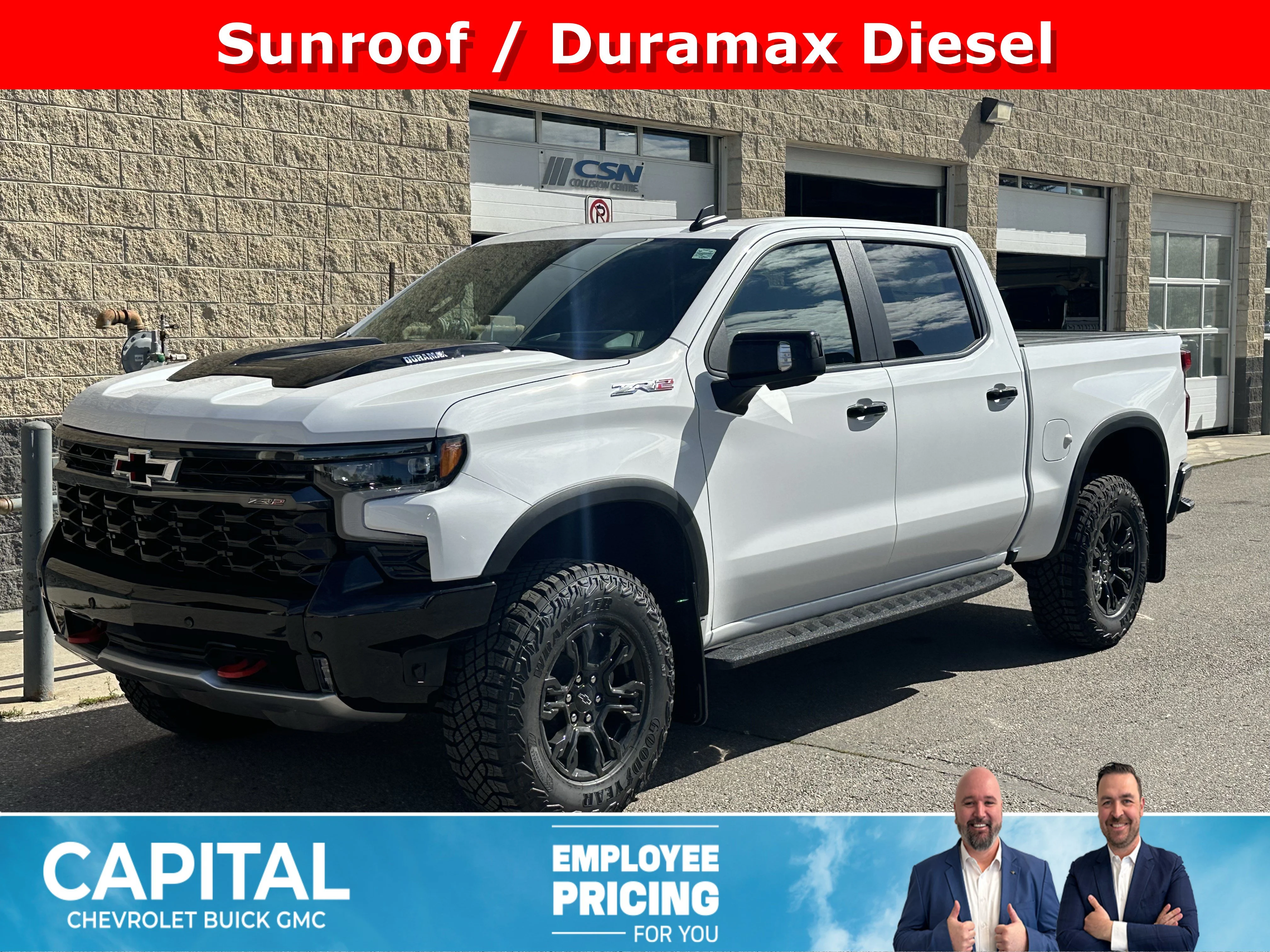 New 2026 Summit White Chevrolet ZR2 image 1