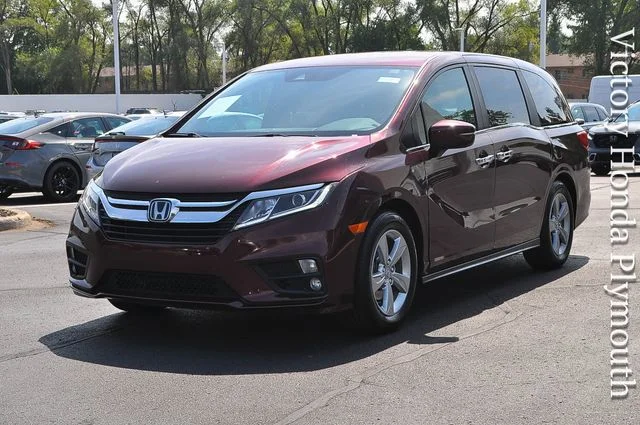 Used 2019 Deep Scarlet Pearl Honda EX image 7