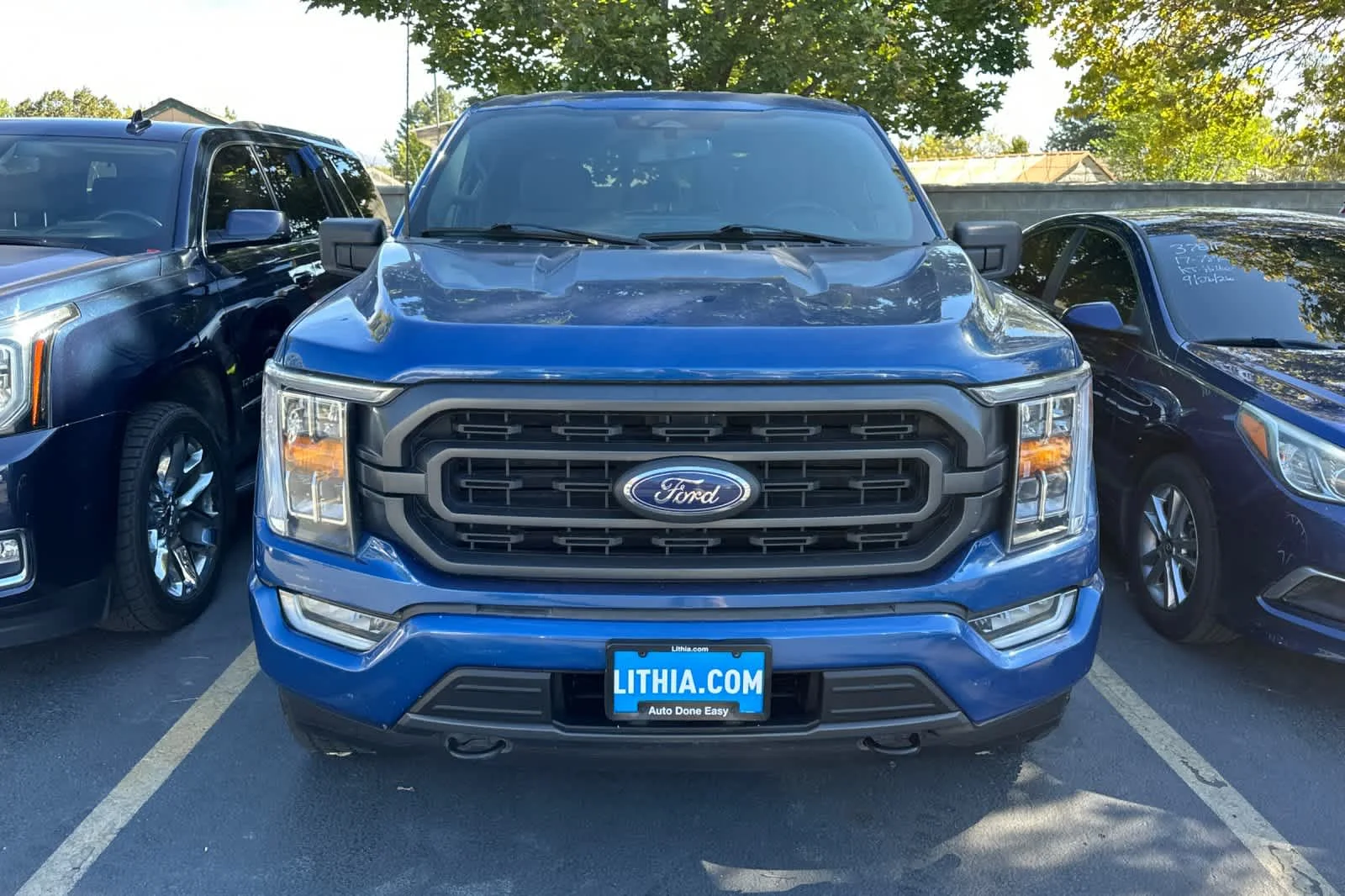 Used 2022 Atlas Blue Metallic Ford XLT image 2