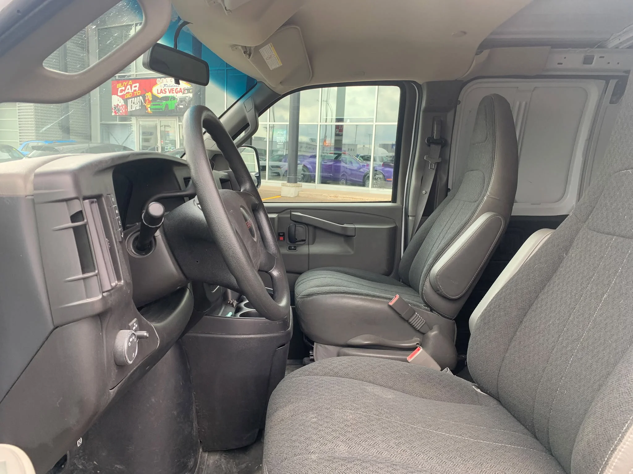 Certified Used 2023 Summit White GMC Cargo*135 | Summit White | Rubber Lined Flooring | Htd Mirrors | 239.4 cuft Capacity image 7