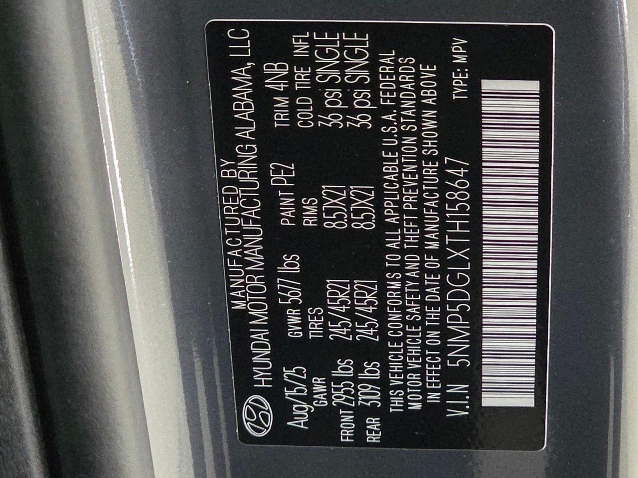 2026 Hyundai Santa Fe Calligraphy - Photo 36