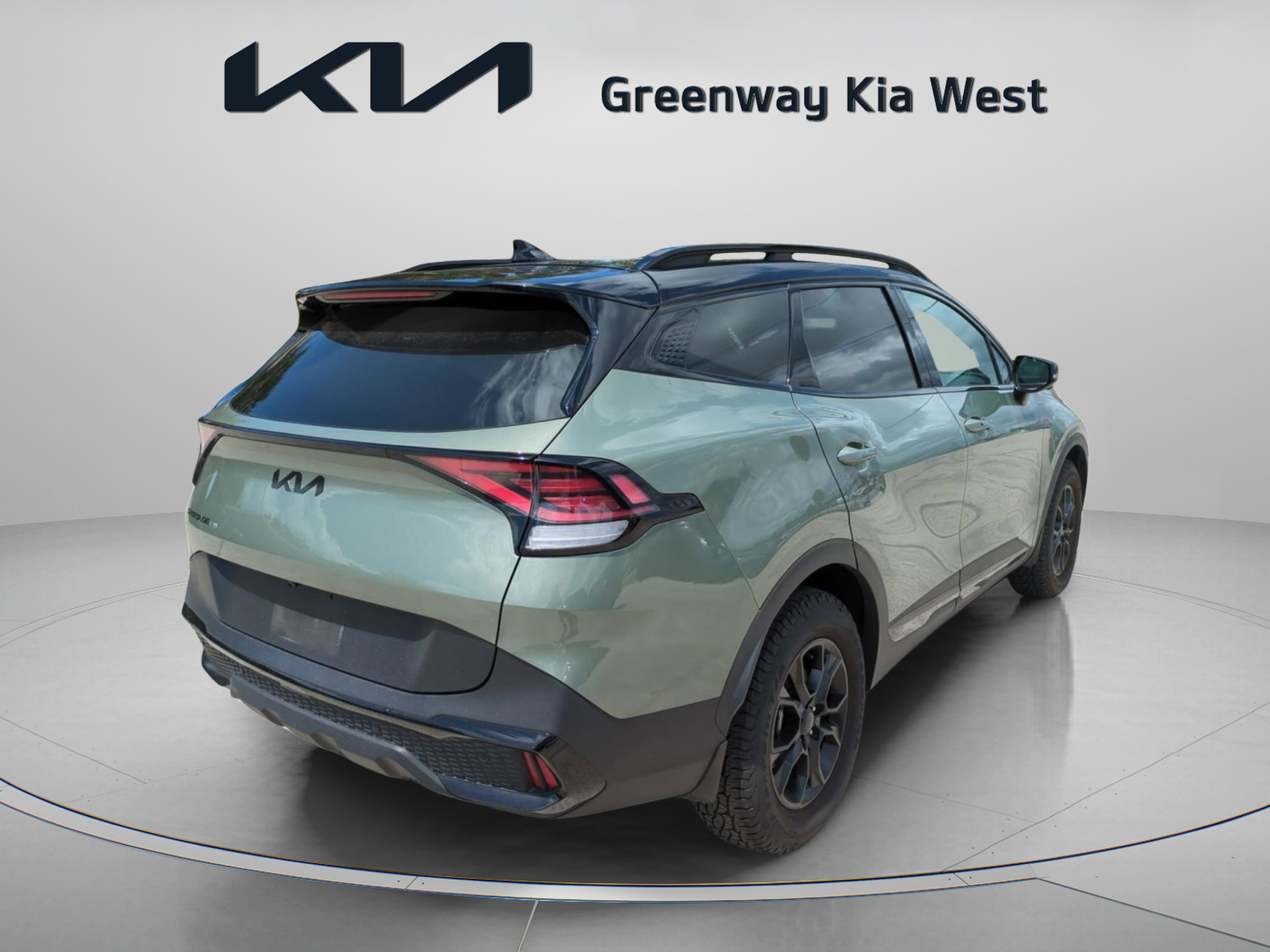 Certified Used 2025 Jungle Green/Ebony Black Roof Kia X-Pro Prestige image 8