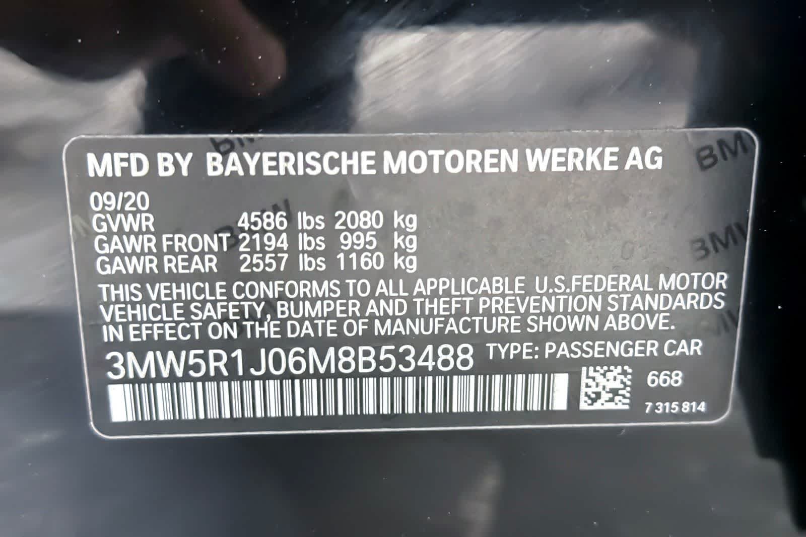 Used 2021 Jet Black BMW 330i image 29