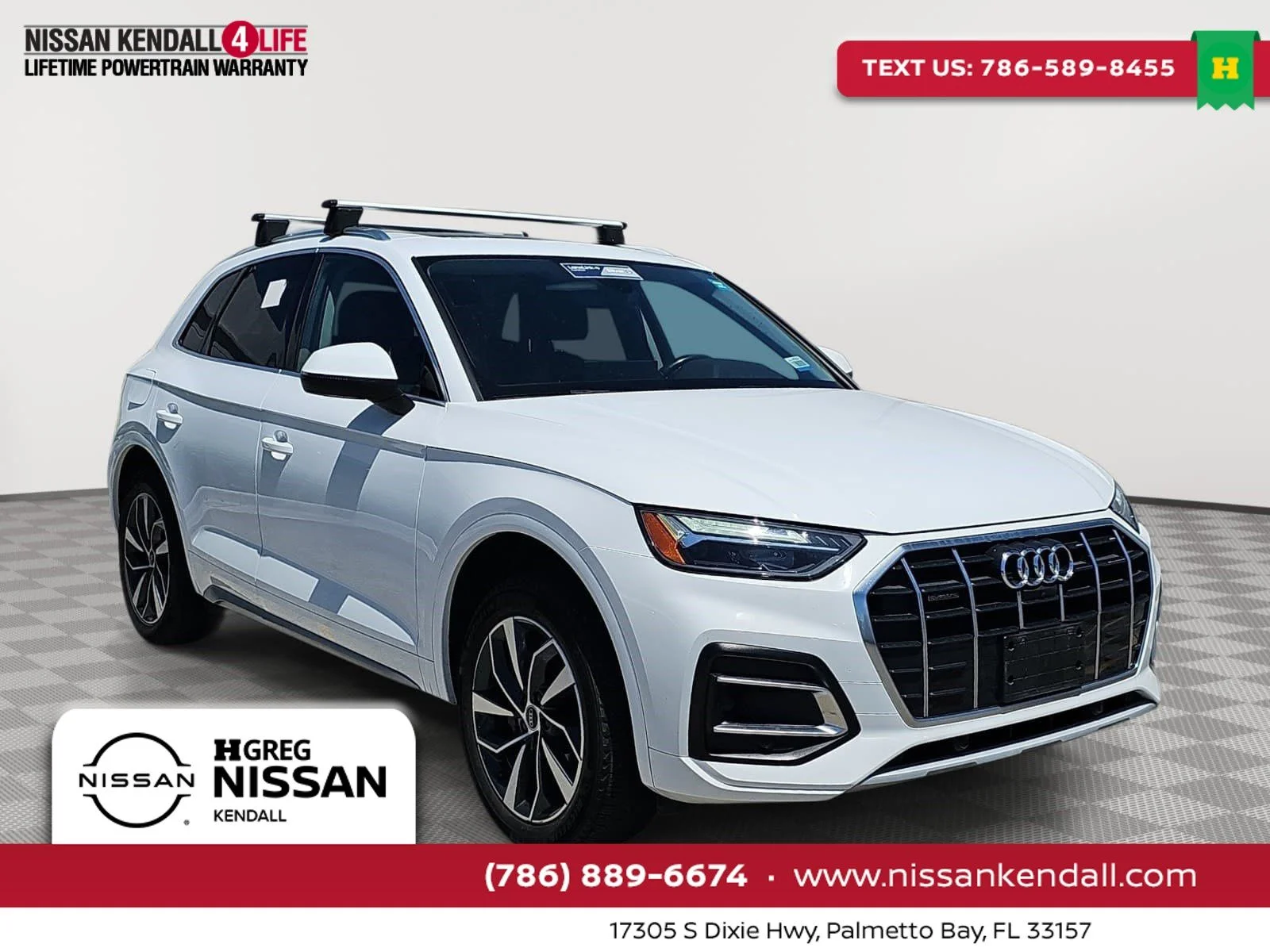 Used 2021 White Audi 45 Premium Plus image 1