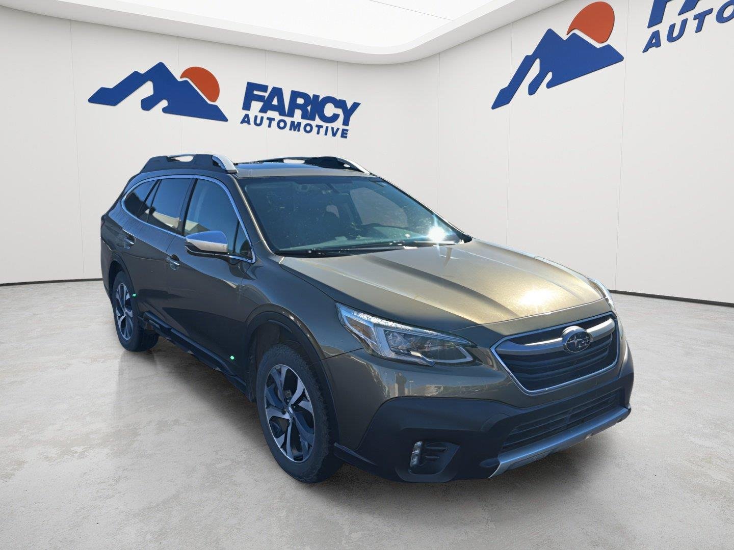 Used 2020 GREEN SUBARU TOURING XT image 2