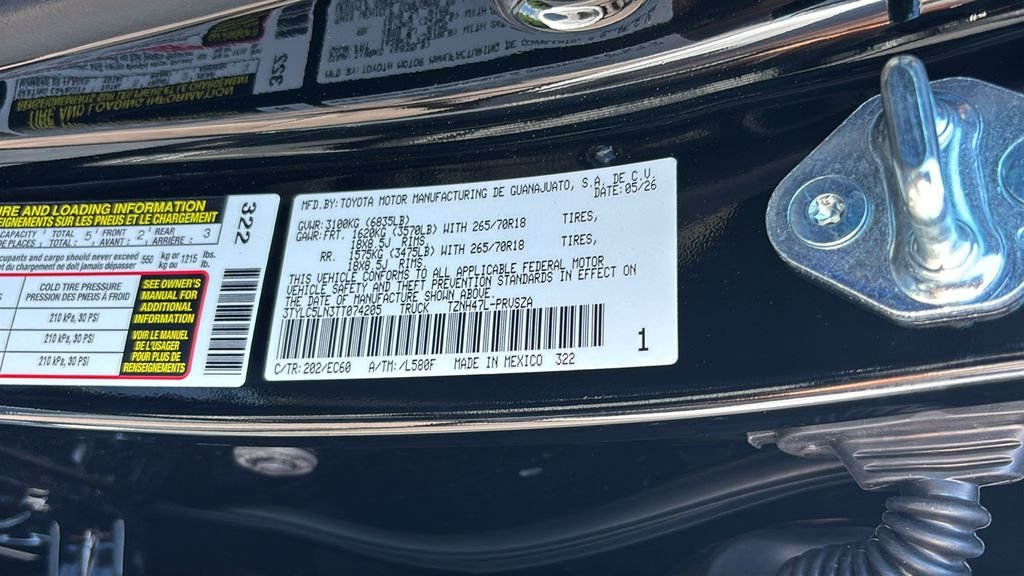 New 2026 Black Toyota Tacoma Trailhunter image 36