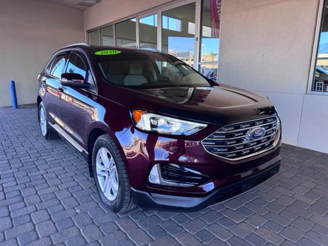 Certified Used 2020 Burgundy Ford SEL image 7
