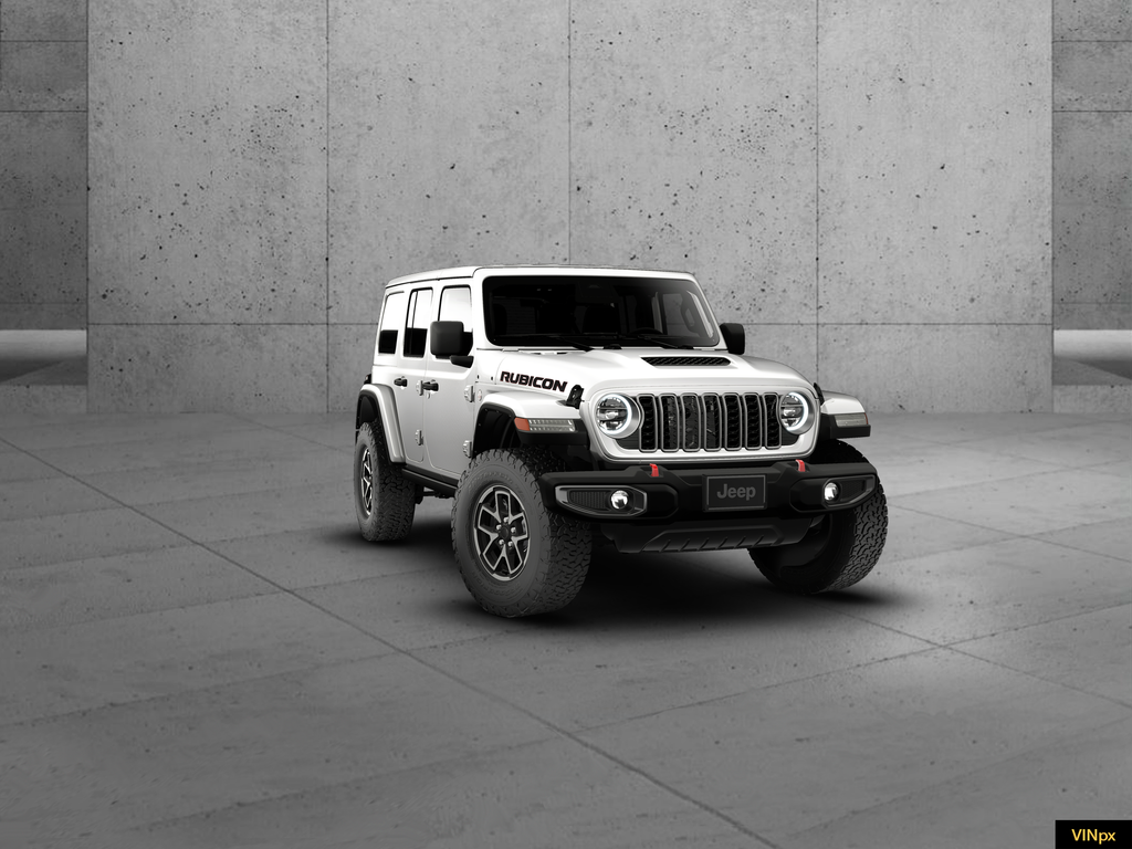 New 2026 Bright White Clear-Coat Exterior Paint Jeep Rubicon image 15