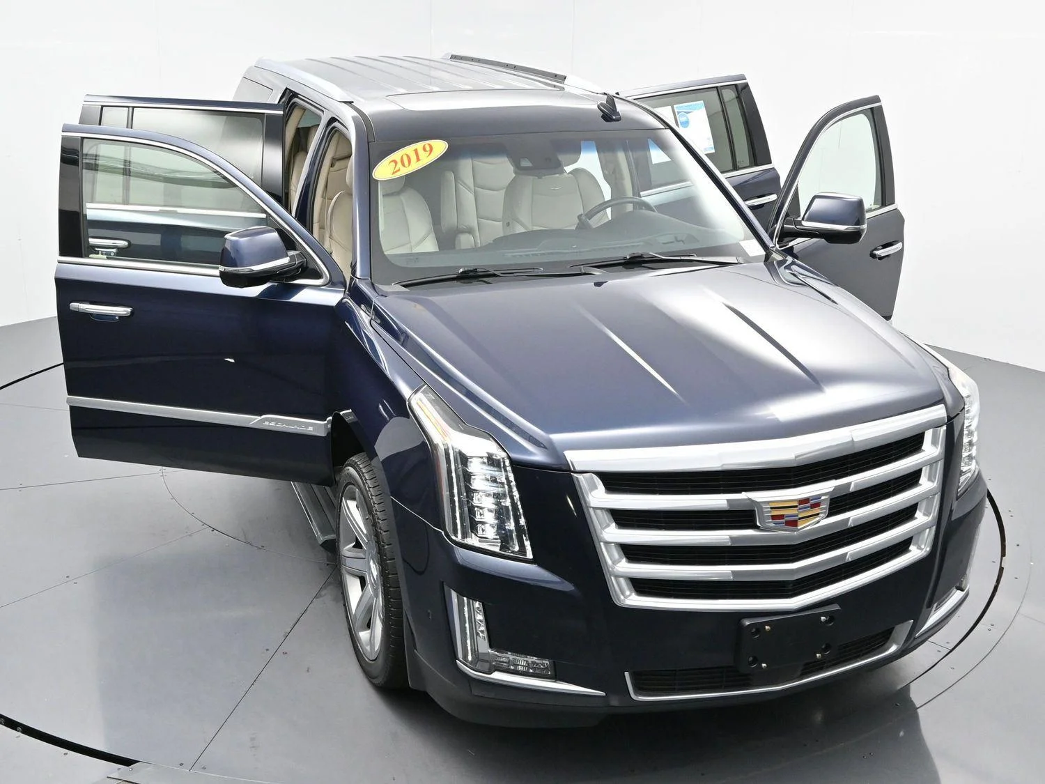 Used 2019 DARK ADRIATIC BLUE METALLIC Cadillac Premium Luxury image 47