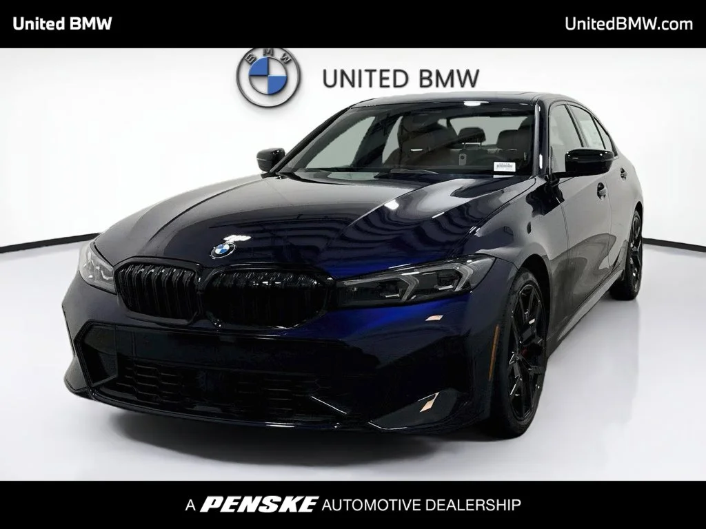 New 2026 Tanzanite Blue II Metallic BMW 330i xDrive image 1