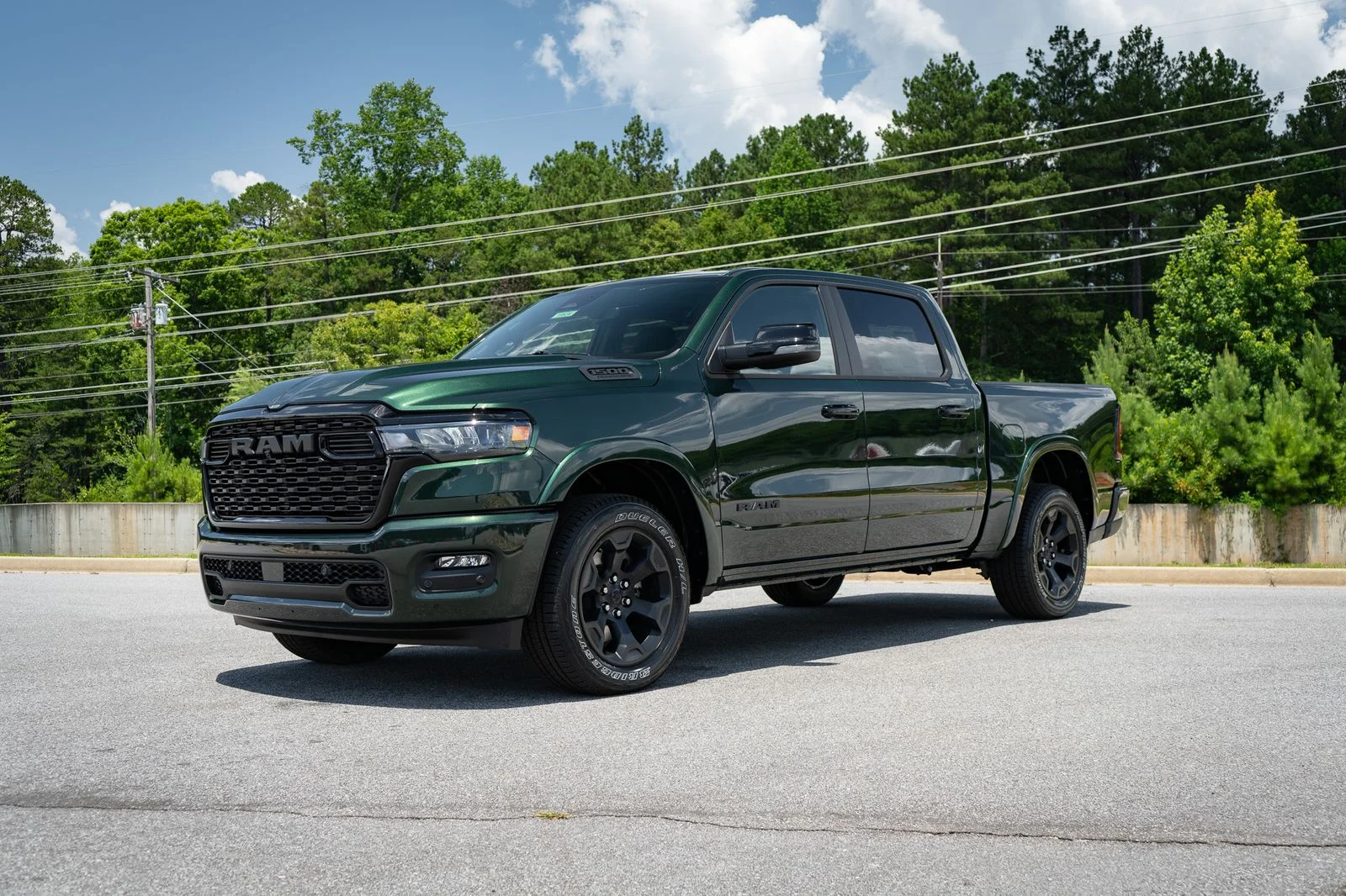 New 2026 Serrano-Green Metallic Exterior Paint RAM Big Horn/Lone Star image 3