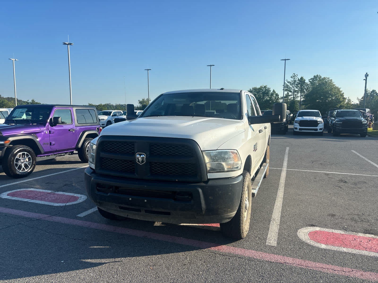Used 2015 Bright White Clearcoat Ram Tradesman image 2