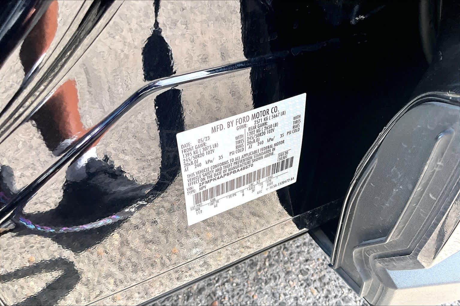 Used 2023 Agate Black Metallic Ford ST image 34