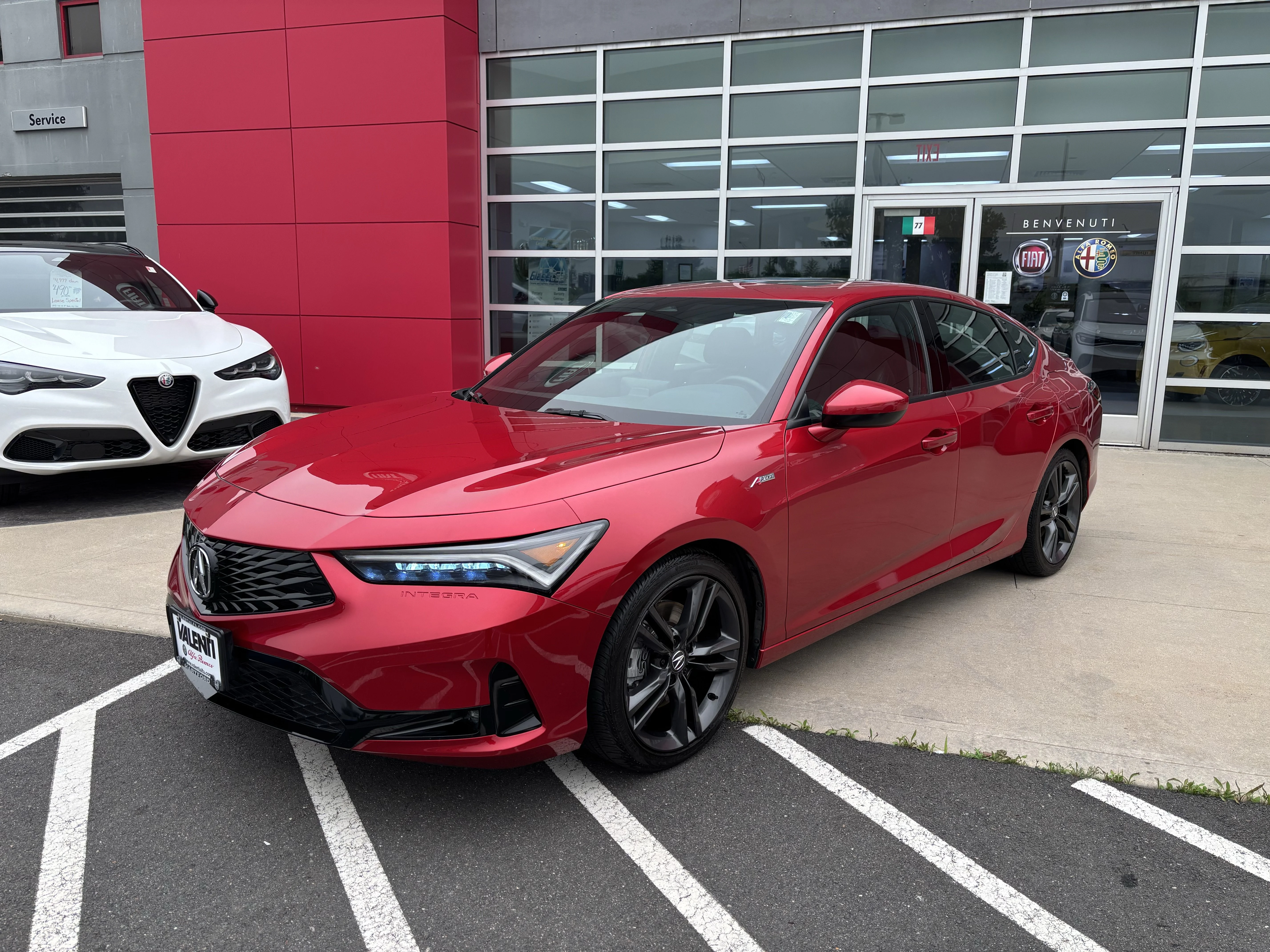 Used 2025 Performance Red Pearl Acura A-Spec Package image 3