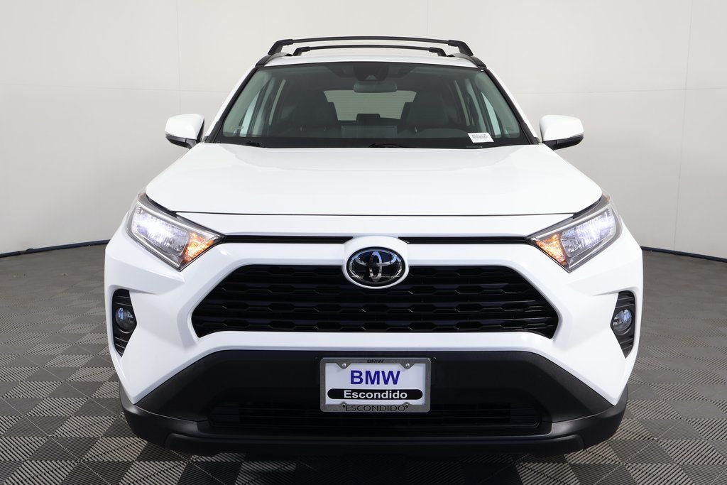 Used 2021 Super White Toyota XLE image 2
