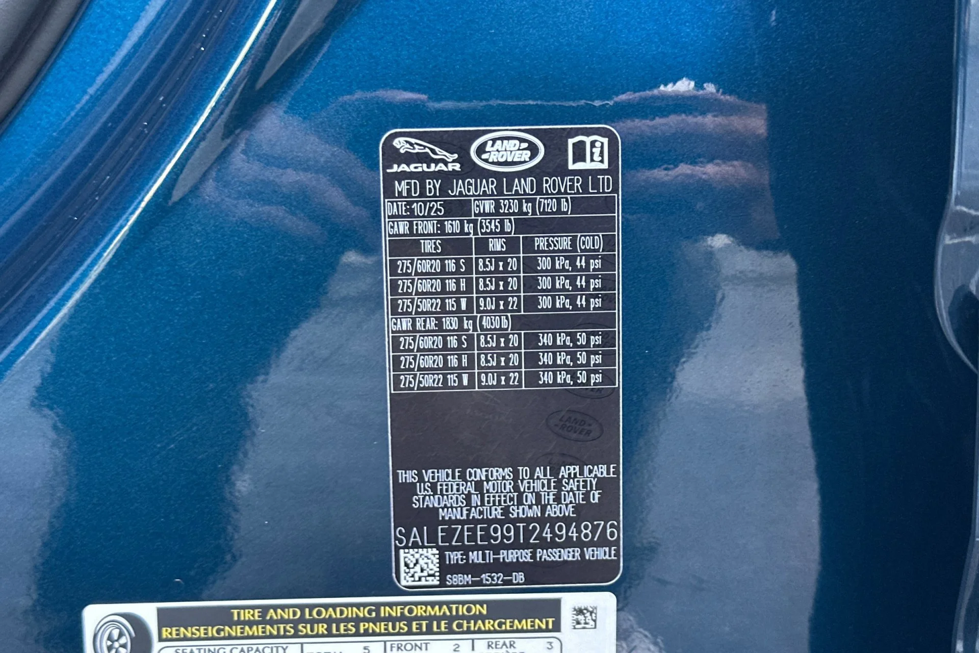 New 2026 SARGASSO BLUE Land Rover 110 P635 OCTA image 29