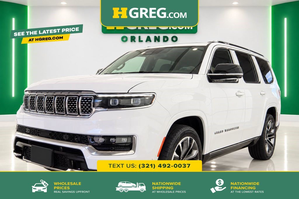 Used 2024 Bright White Clearcoat Jeep Series III image 1