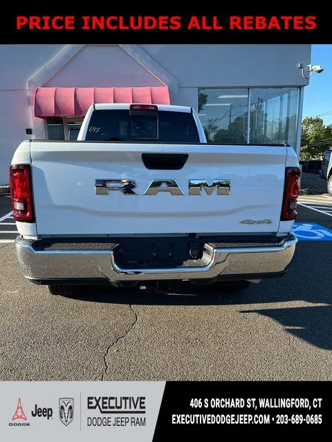 New 2026 Bright White Clear-Coat Exterior Paint RAM Tradesman image 6