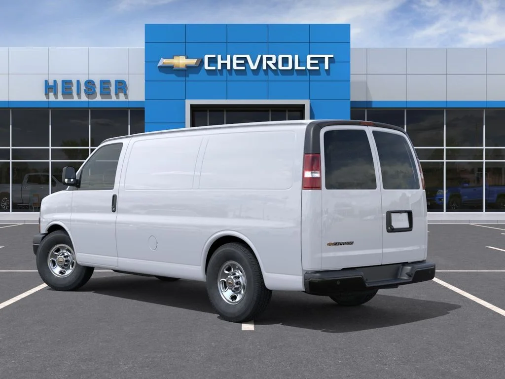 New 2026 White Chevrolet Work Van image 3