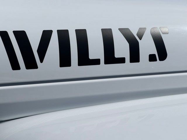 New 2026 Bright White Clear-Coat Exterior Paint Jeep Willys image 36