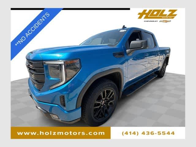 Certified Used 2022 Dynamic Blue Metallic GMC Elevation image 1