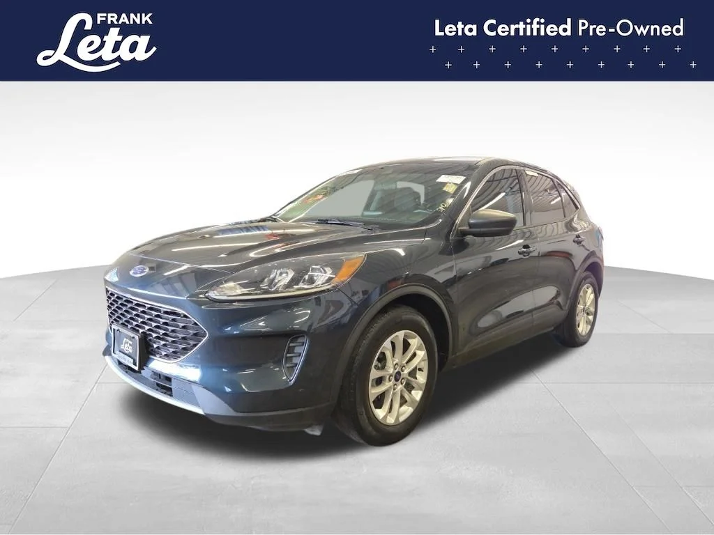 Certified Used 2022 Blue Ford SE image 1