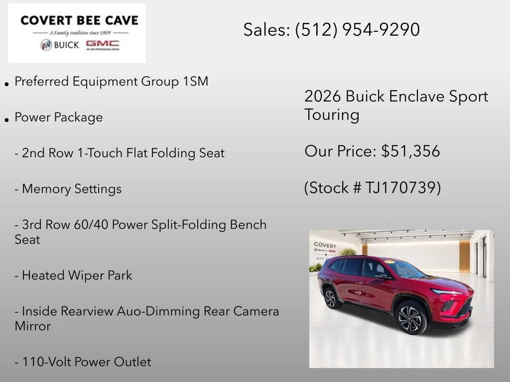 New 2026 Cherry Red Tintcoat Buick Sport Touring image 7