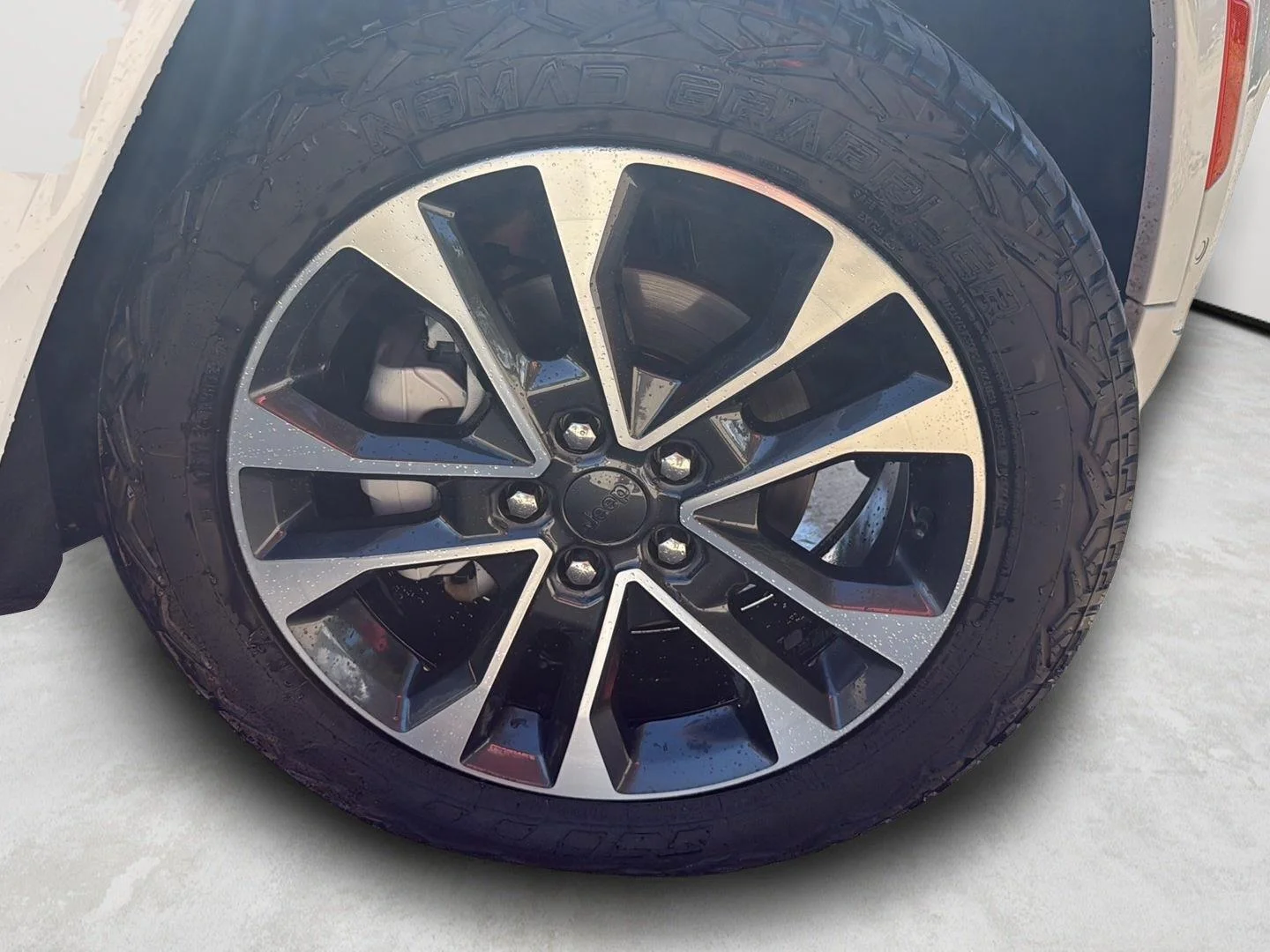Used 2023 Bright White Clearcoat Jeep Overland image 4