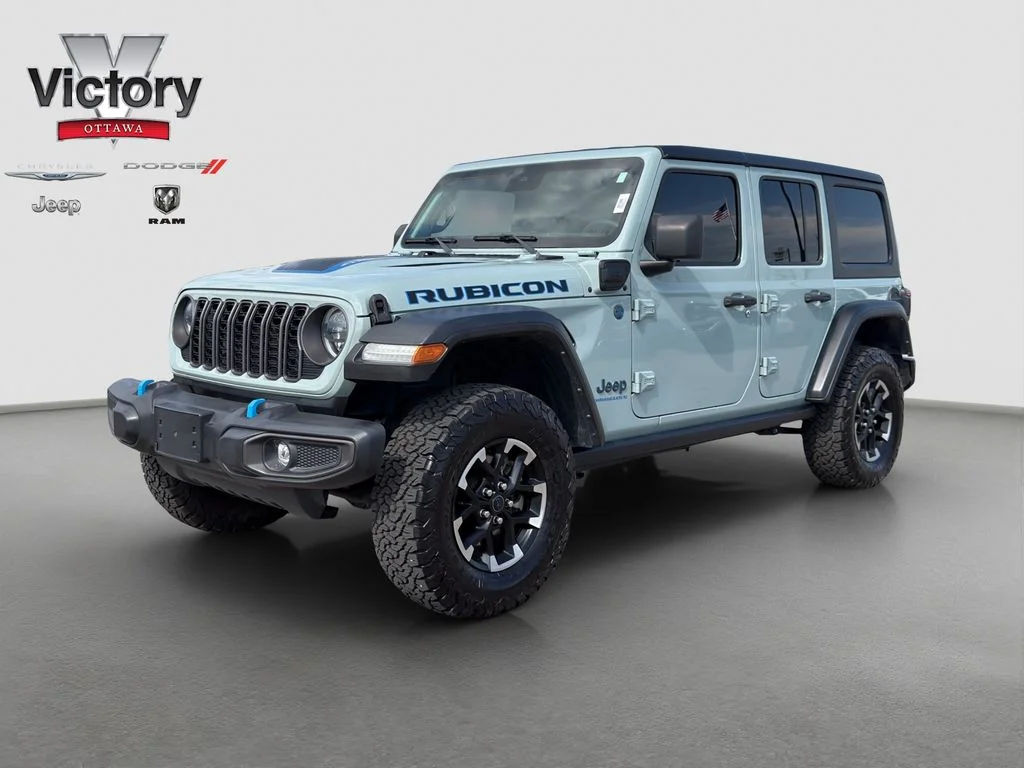 Used 2024 Gray Jeep Rubicon 4xe image 1