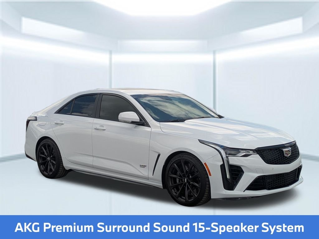 Used 2024 White Cadillac V-Series image 9