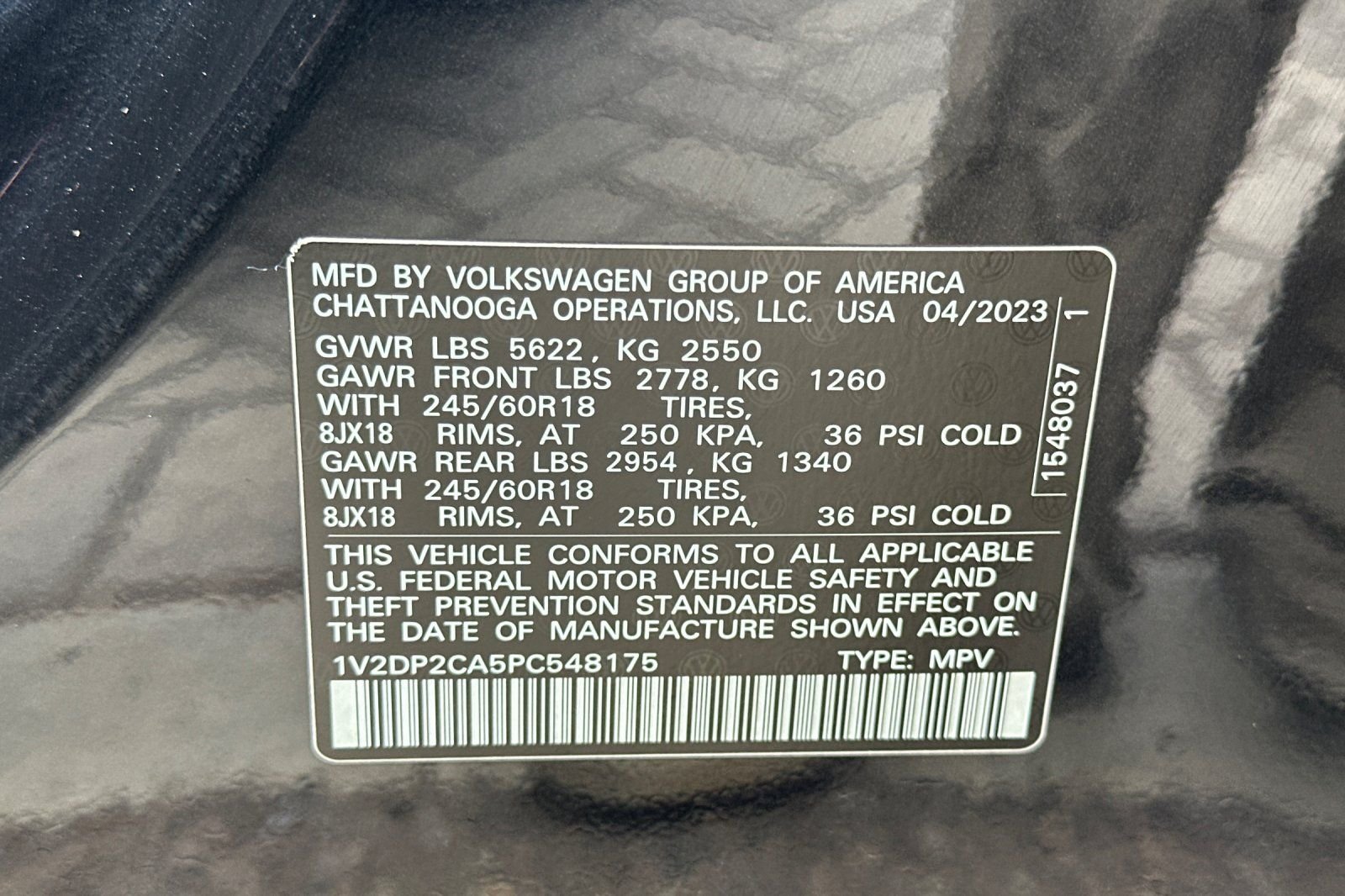 Certified Used 2023 Deep Black Volkswagen 2.0T SE image 29