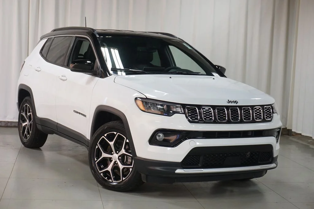 Used 2024 Bright White Clearcoat Jeep Limited image 3