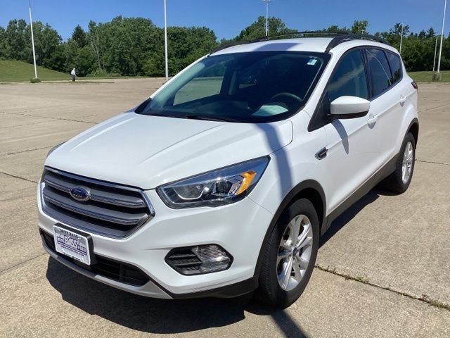 Certified 2018 Ford Escape SEL with VIN 1FMCU0HD2JUB23412 for sale in Sheffield, OH