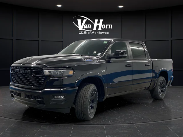 New 2026 Diamond Black Crystal Pearl-Coat Exterior Paint RAM Big Horn/Lone Star image 3