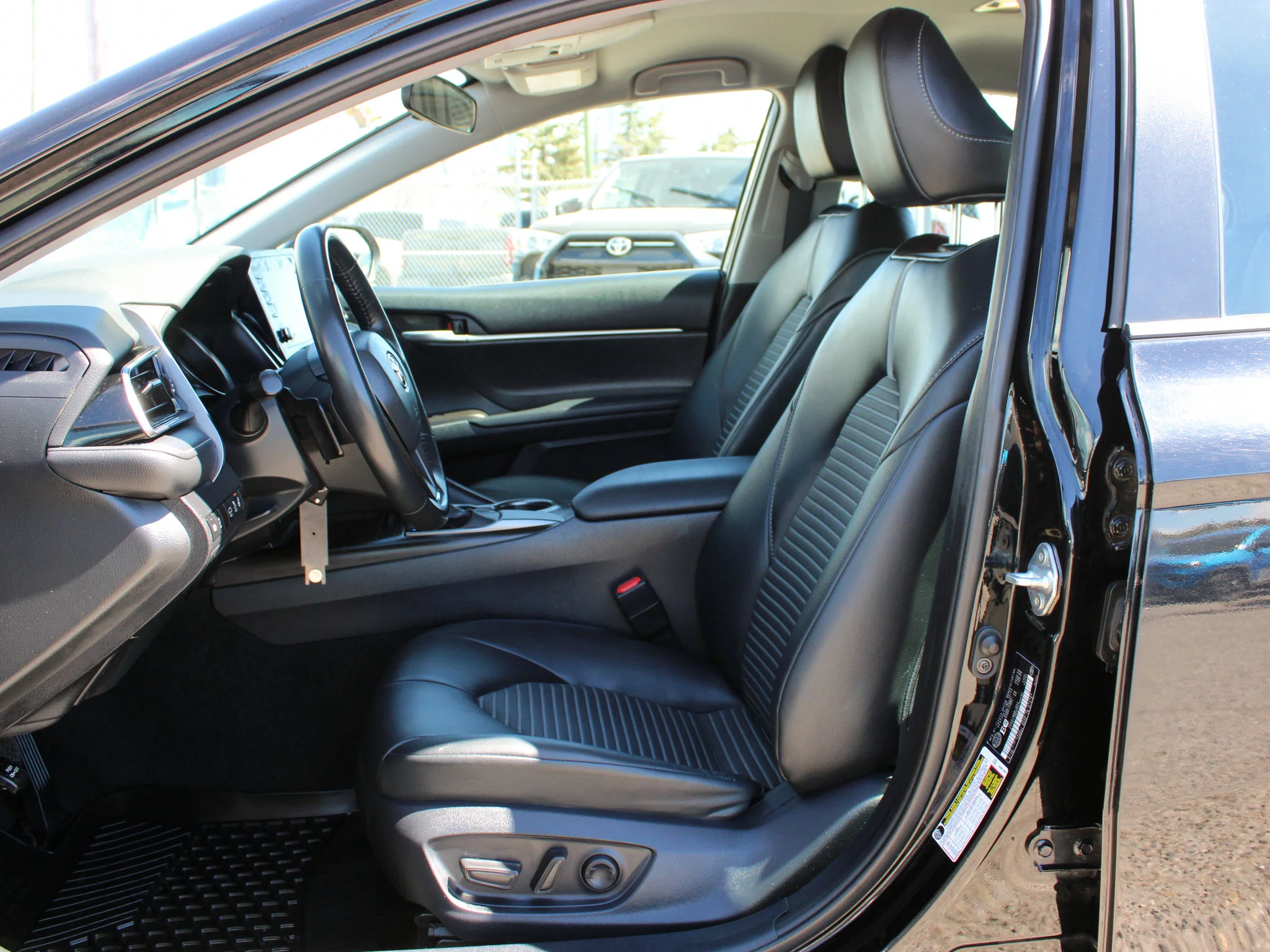 Certified Used 2023 Black Toyota SE * Heated Leather Seats | Apple CarPlay | Adaptive Cruise | Backup Camera image 3