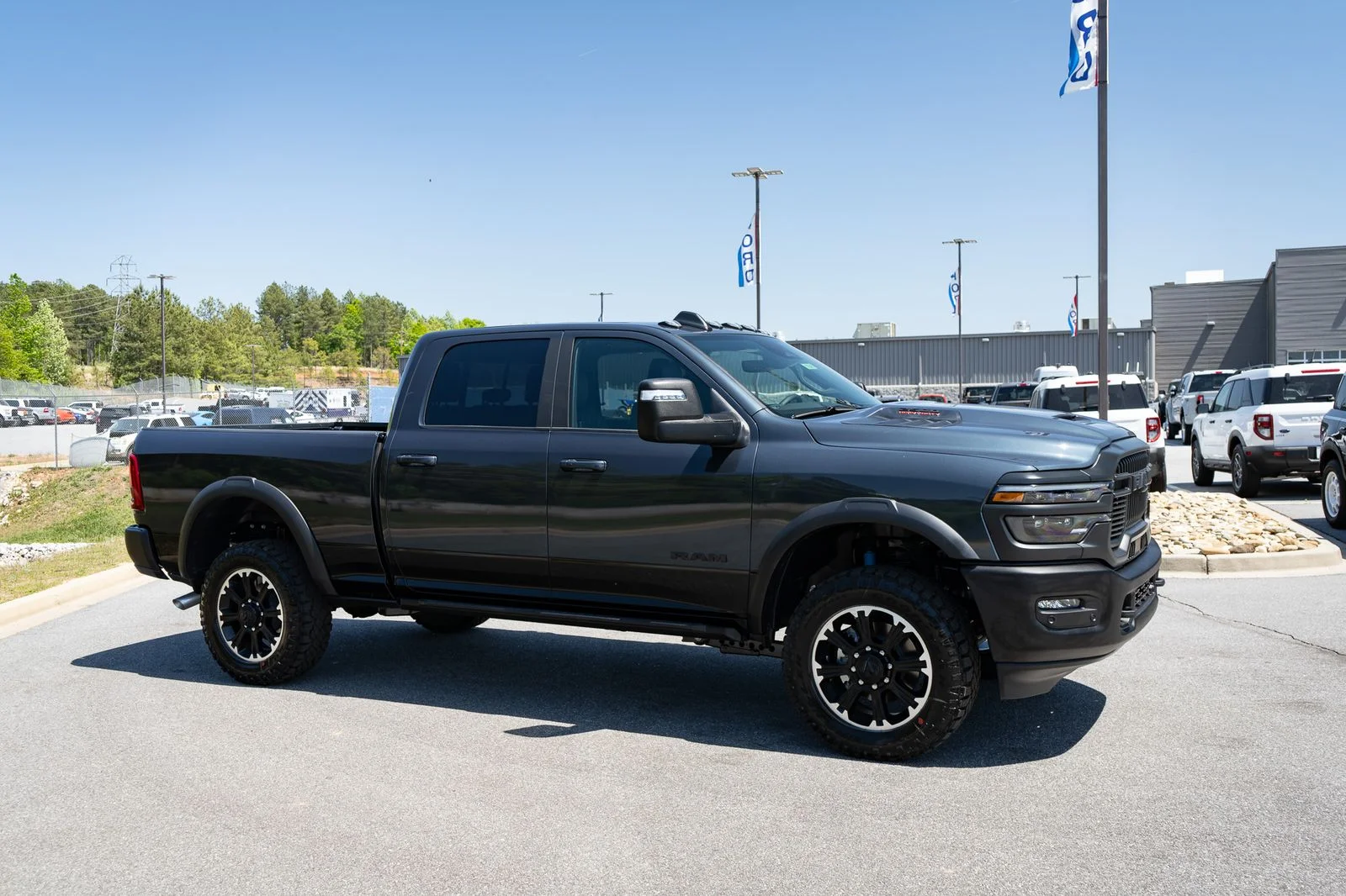 New 2026 Forged Blue Metallic Exterior Paint RAM Rebel image 12