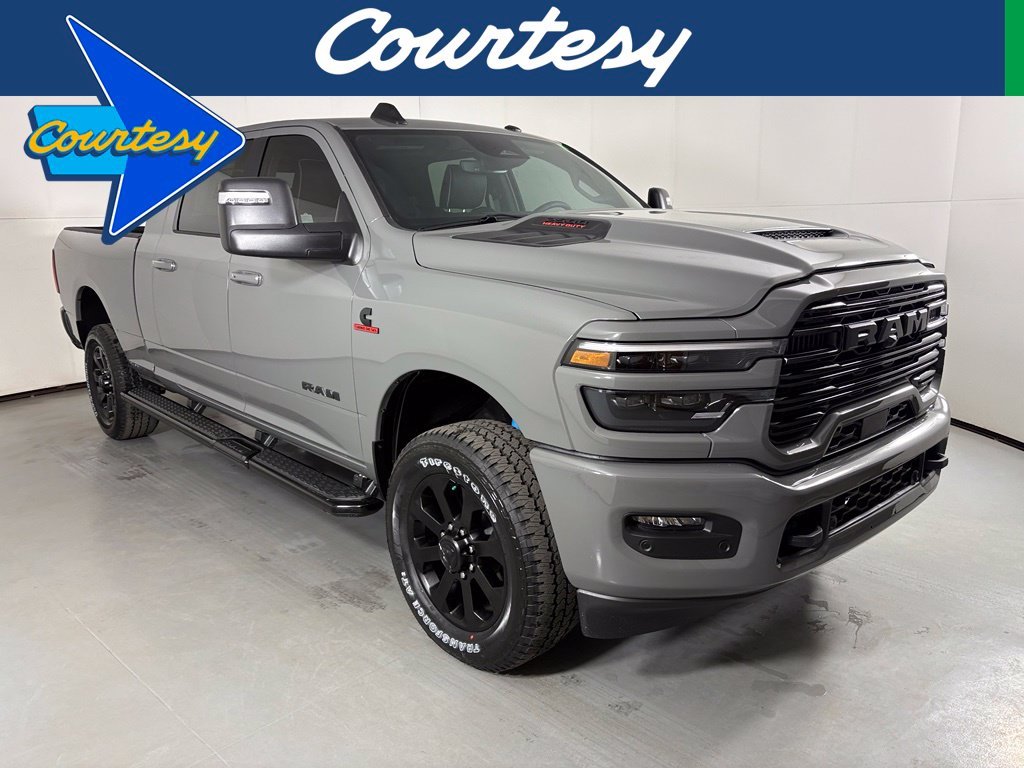 New 2027 Ceramic Gray Clear-Coat Exterior Paint RAM Laramie image 1