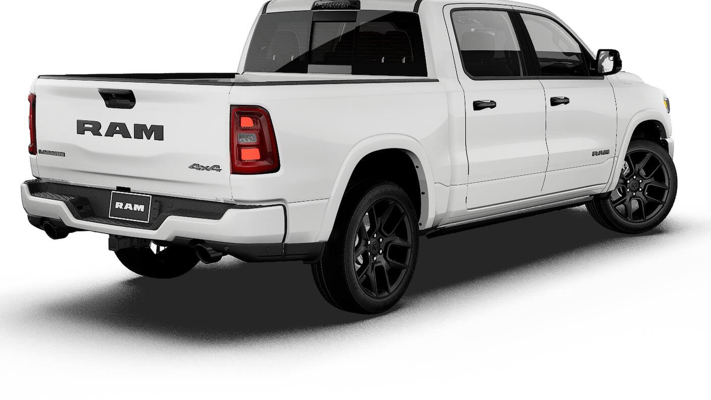 New 2027 Bright White Clear-Coat Exterior Paint RAM LARAMIE image 2