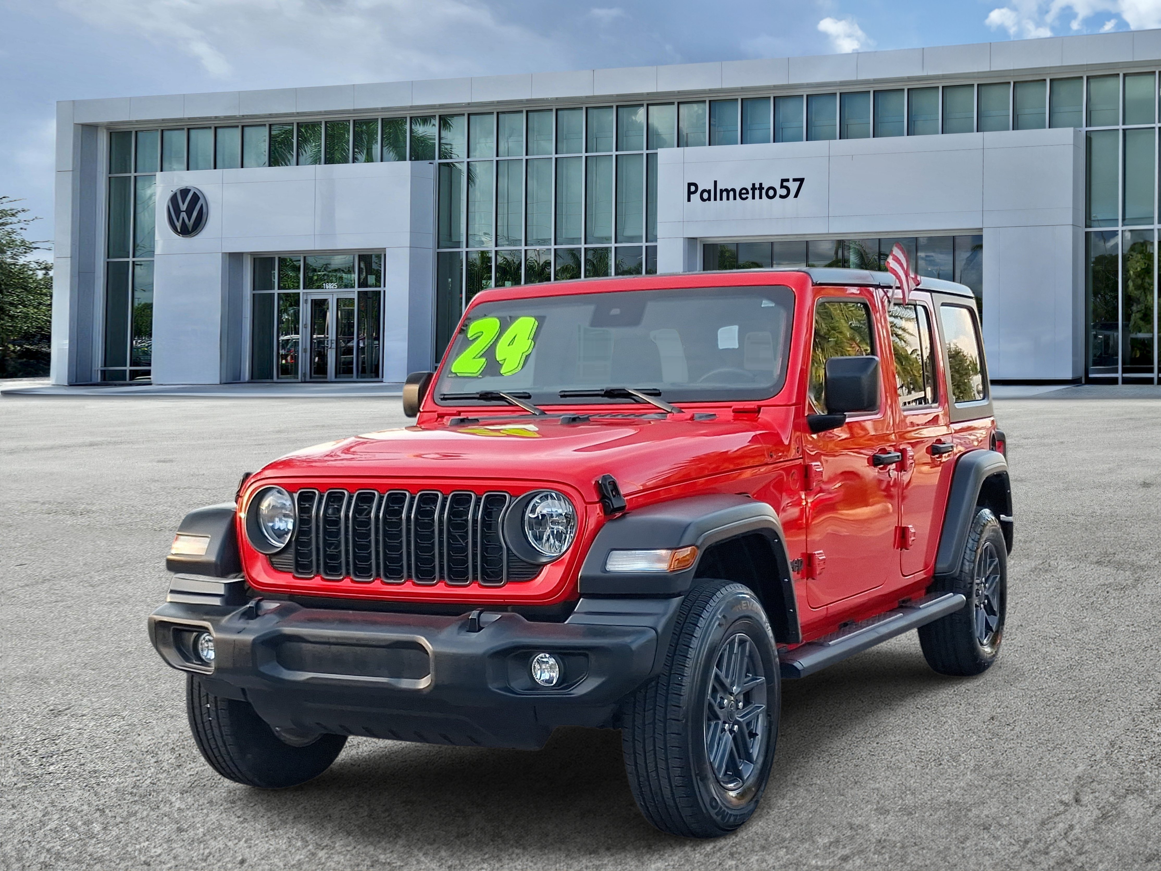 Used 2024 Red Jeep Sport S image 3