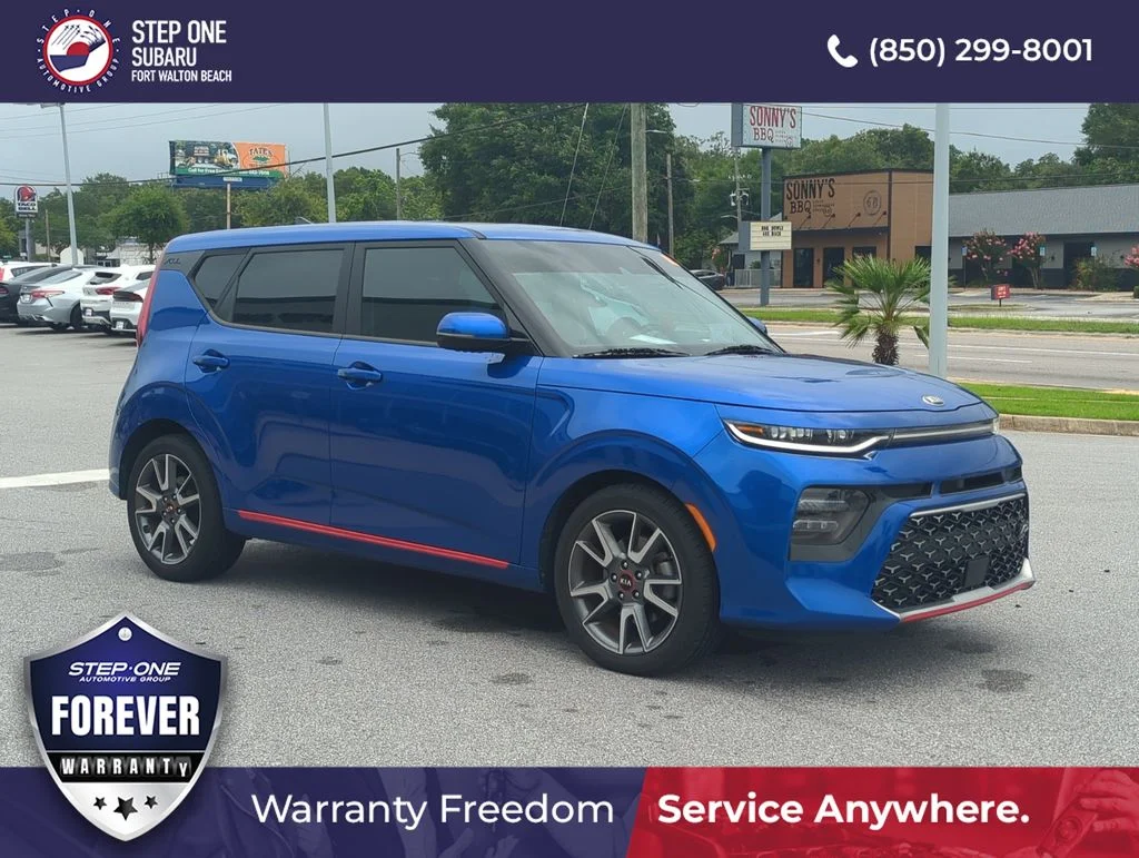 Used 2021 Blue Kia Turbo image 9