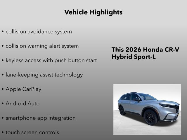 New 2026 Silver Metallic Honda Sport-L image 10